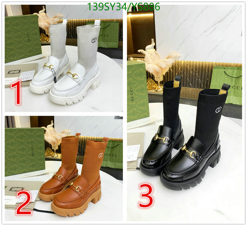 Women Shoes-Gucci, Code: YS886,$: 139USD