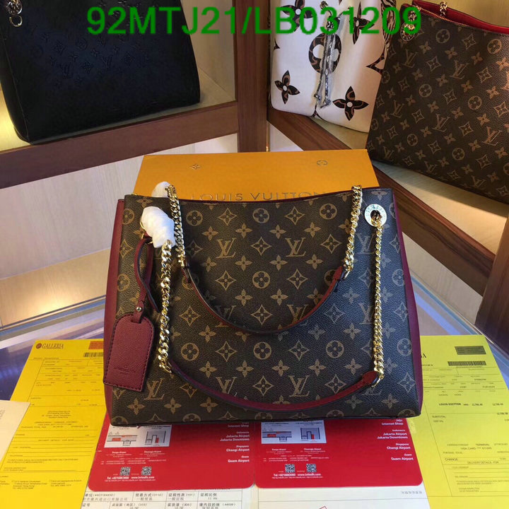 LV Bags-(4A)-Handbag Collection-,Code: LB031209,$: 92USD