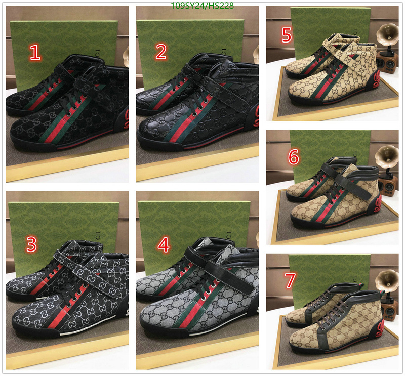 Men shoes-Gucci, Code: HS228,$: 109USD