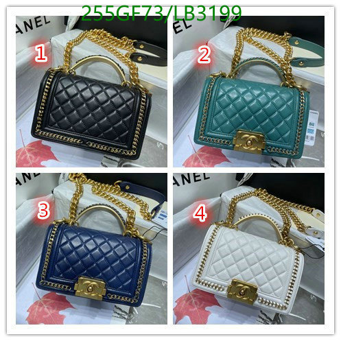 Chanel Bags -(Mirror)-Le Boy,Code: LB3199,$: 255USD