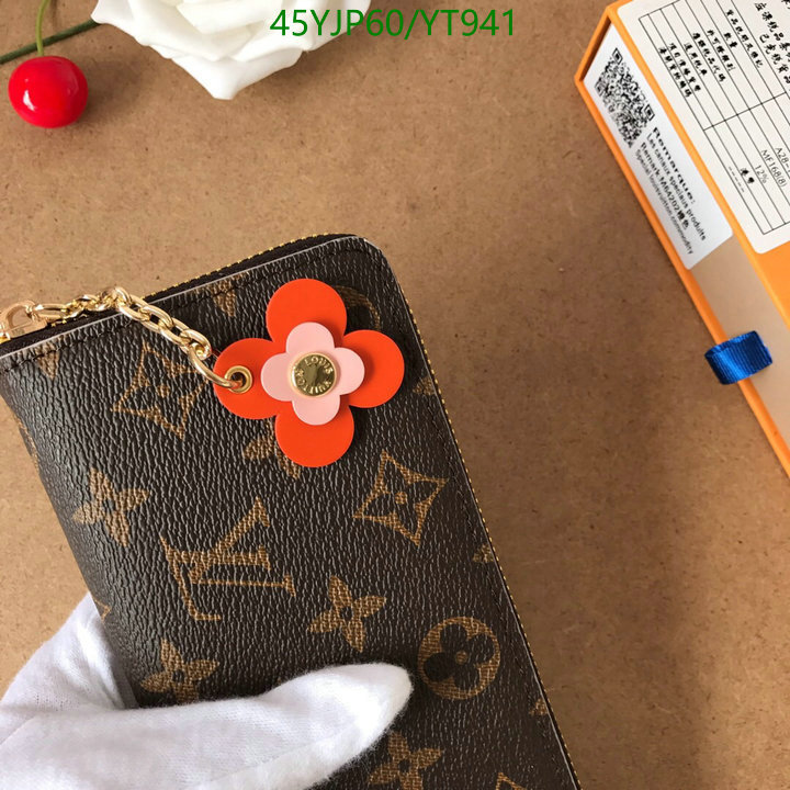 LV Bags-(Mirror)-Wallet-,Code: YT941,$: 45USD