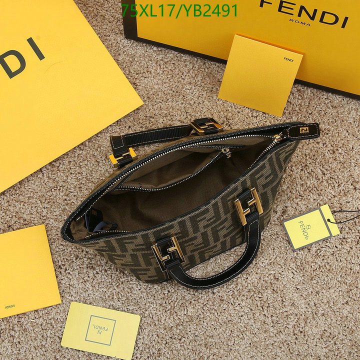 Fendi Bag-(4A)-Handbag-,Code: YB2491,$: 75USD