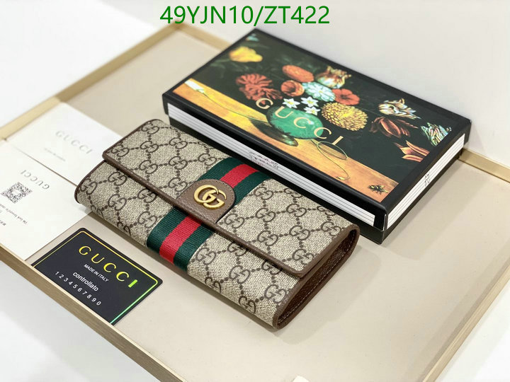 Gucci Bag-(4A)-Wallet-,Code: ZT422,$: 49USD