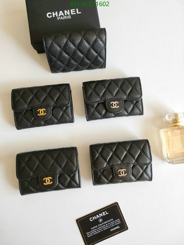 Chanel Bags ( 4A )-Wallet-,Code: ZT1602,$: 45USD