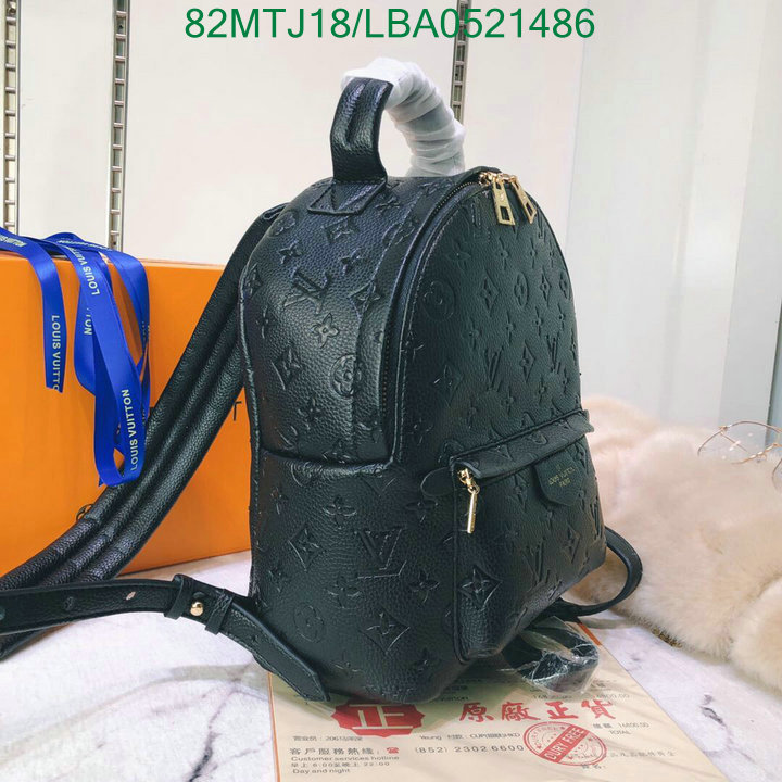 LV Bags-(4A)-Backpack-,Code:LBA0521486,$: 82USD