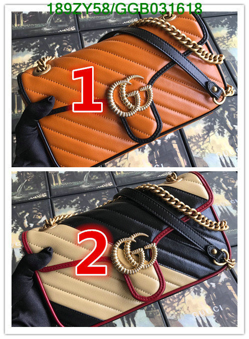 Gucci Bag-(Mirror)-Marmont,Code: GGB031618,$: 189USD