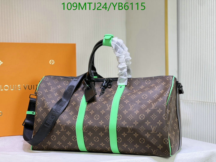 LV Bags-(4A)-Keepall BandouliRe 45-50-,Code: YB6115,$: 109USD