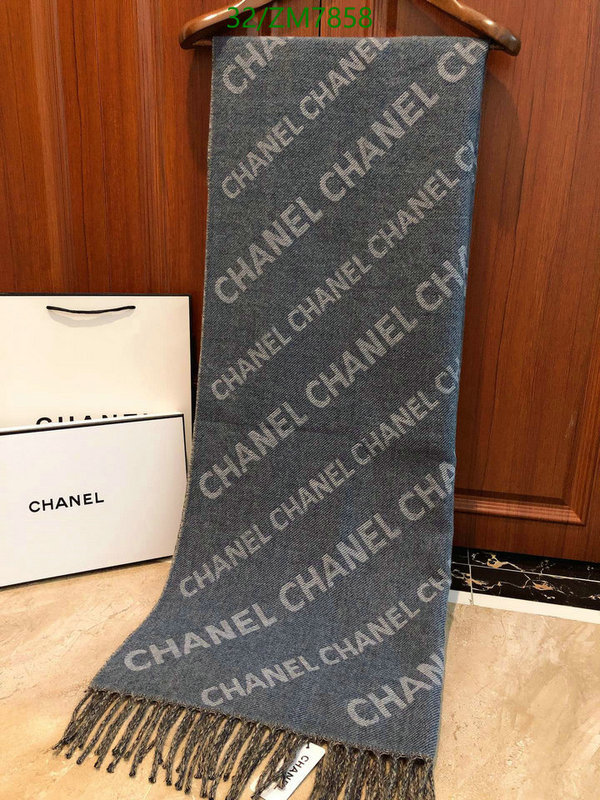 Scarf-Chanel, Code: ZM7858,$: 32USD