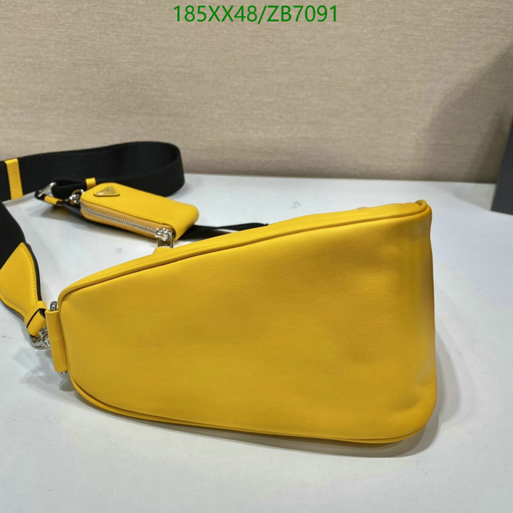 Prada Bag-(Mirror)-Triangle,Code: ZB7091,$: 185USD