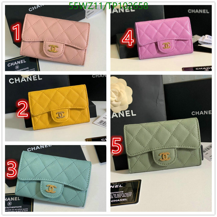 Chanel Bags ( 4A )-Wallet-,Code: TP102658,$: 55USD