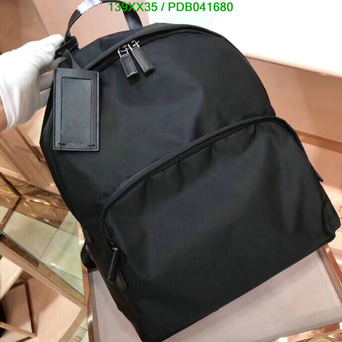 Prada Bag-(Mirror)-Backpack-,Code: PDB041680,$: 139USD