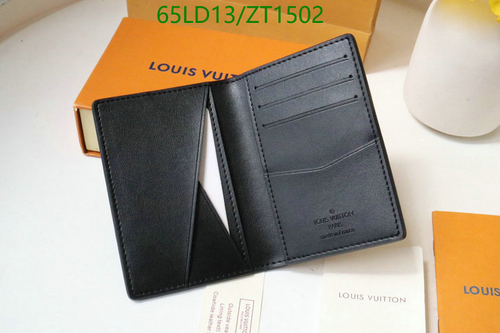 LV Bags-(Mirror)-Wallet-,Code: ZT1502,$: 65USD