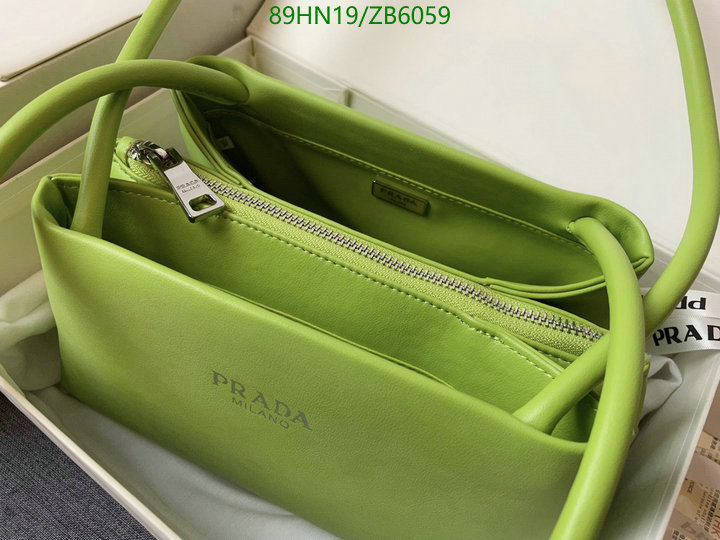 Prada Bag-(4A)-Handbag-,Code: ZB6059,$: 89USD