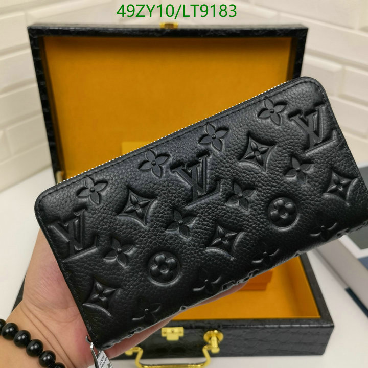 LV Bags-(4A)-Wallet-,Code: LT9183,$: 49USD