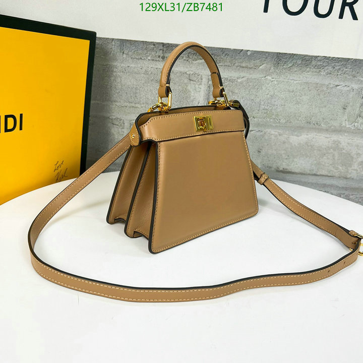 Fendi Bag-(4A)-Peekaboo,Code: ZB7481,$: 129USD