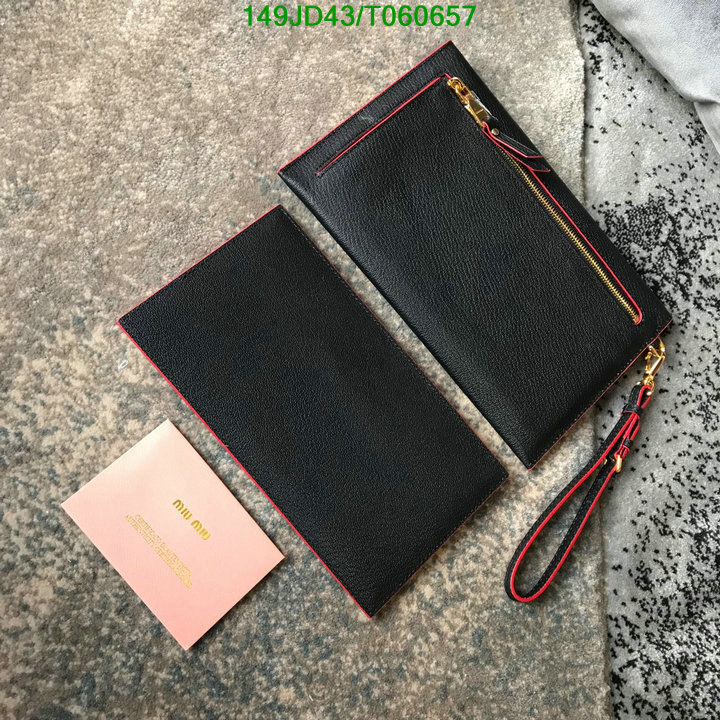 Miu Miu Bag-(Mirror)-Wallet-,Code: T060657,$: 149USD