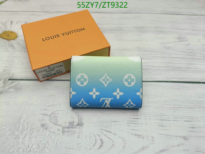 LV Bags-(4A)-Wallet-,Code: ZT9322,$: 55USD