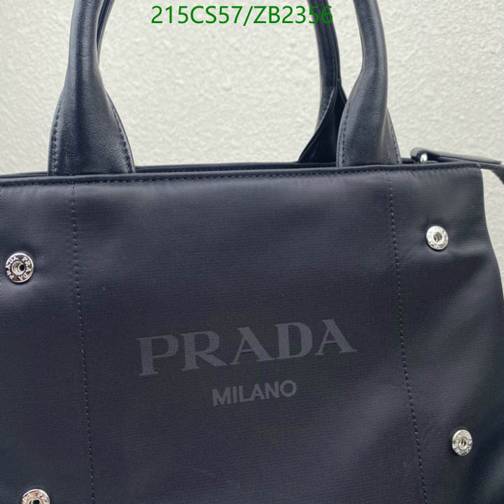 Prada Bag-(Mirror)-Handbag-,Code: ZB2356,$: 215USD