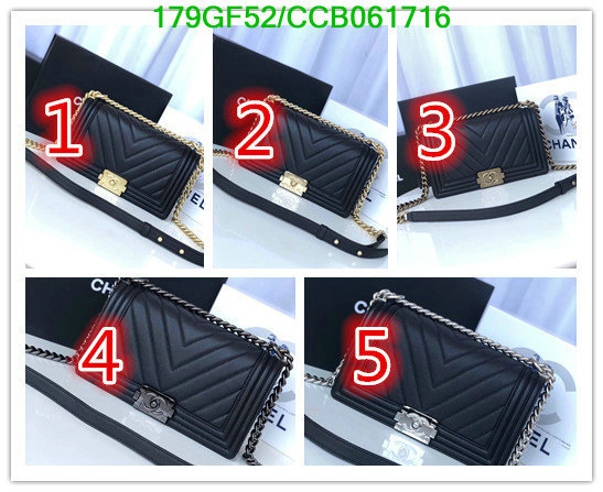 Chanel Bags -(Mirror)-Le Boy,Code: CCB061716,$: 179USD