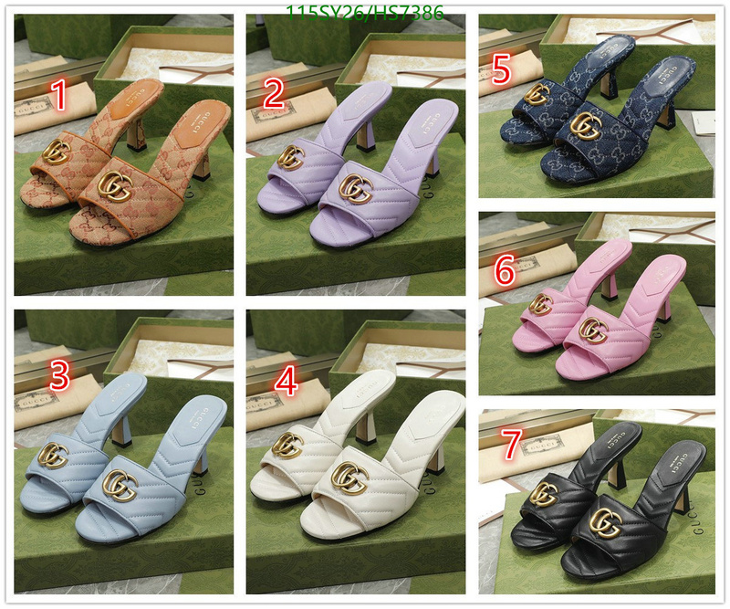 Women Shoes-Gucci, Code: HS7386,$: 115USD