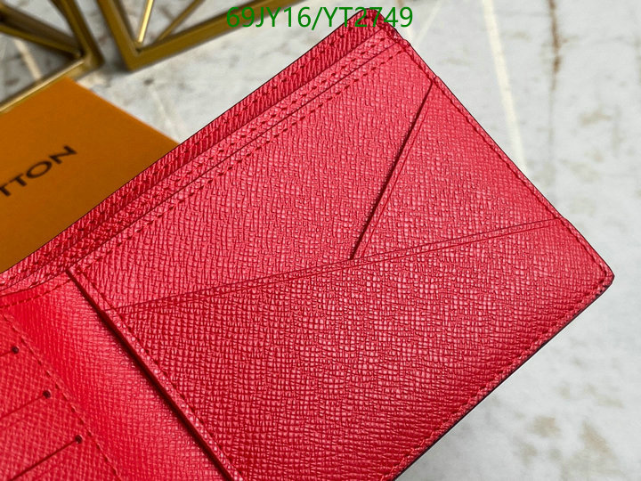 LV Bags-(Mirror)-Wallet-,Code: YT2749,$: 69USD