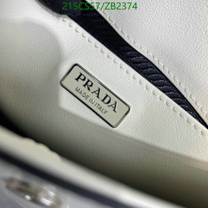 Prada Bag-(Mirror)-Cleo,Code: ZB2374,$: 215USD