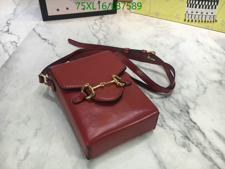 Gucci Bag-(4A)-Horsebit-,Code: LB7589,$: 75USD