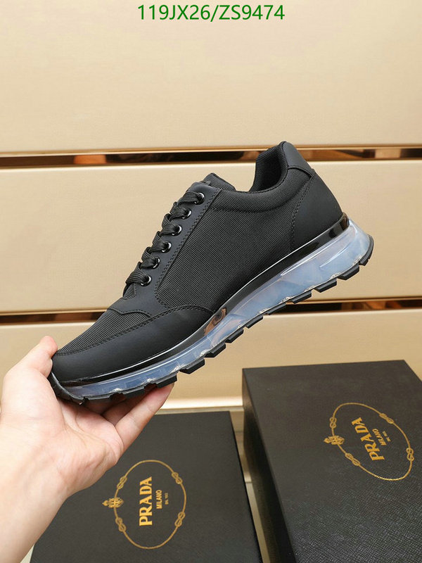 Men shoes-Prada, Code: ZS9474,$: 119USD