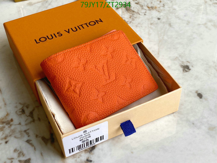 LV Bags-(Mirror)-Wallet-,Code: ZT2934,$: 79USD