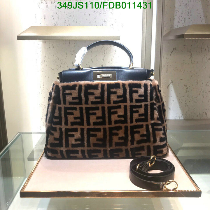 Fendi Bag-(Mirror)-Diagonal-,Code: FDB011431,$: 349USD