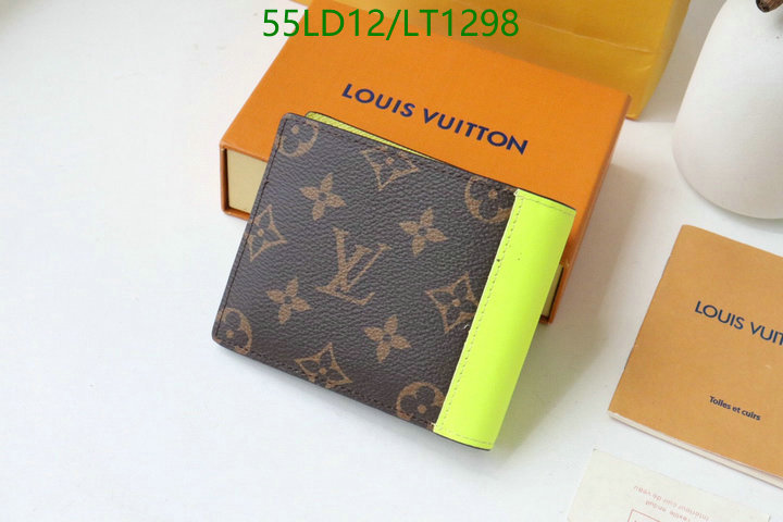 LV Bags-(Mirror)-Wallet-,Code: LT1298,$: 55USD