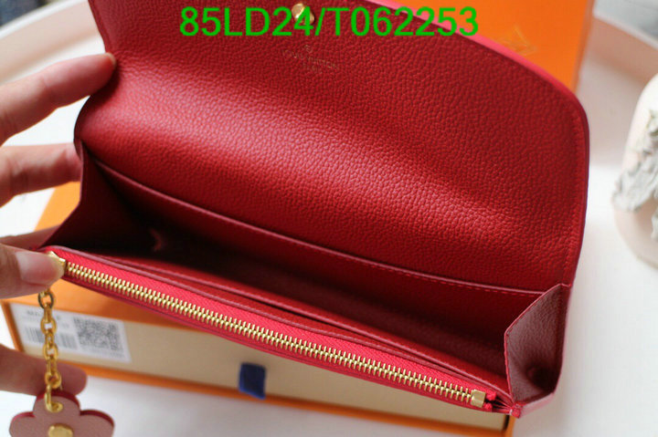 LV Bags-(Mirror)-Wallet-,Code: T062253,$: 85USD