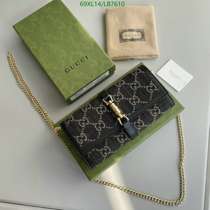 Gucci Bag-(4A)-Diagonal-,Code: LB7610,$: 69USD