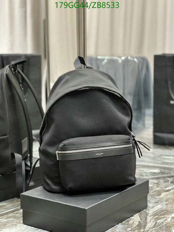 YSL Bag-(Mirror)-Backpack-,Code: ZB8533,$: 179USD