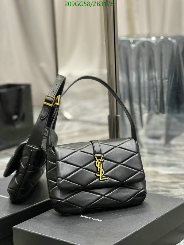 YSL Bag-(Mirror)-Handbag-,Code: ZB3178,$: 209USD