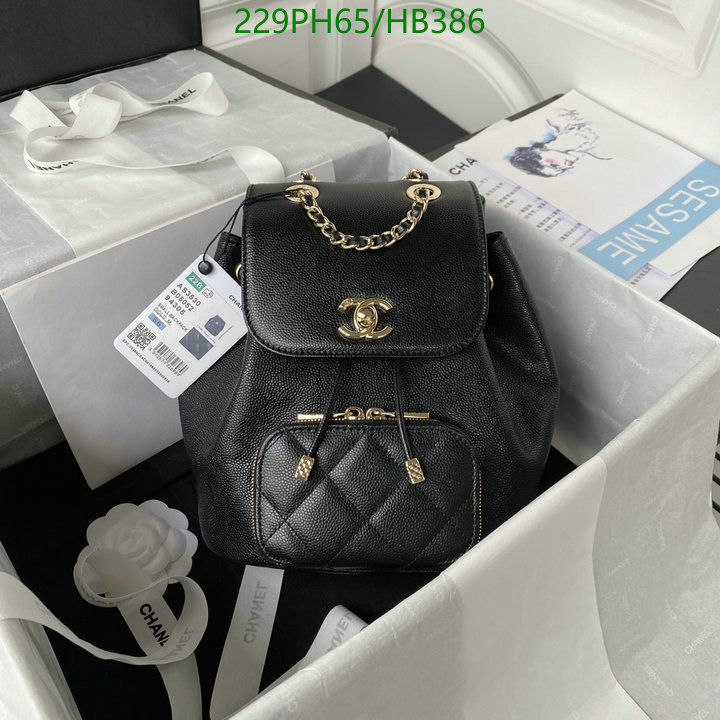 Chanel Bags -(Mirror)-Backpack-,Code: HB386,$: 229USD