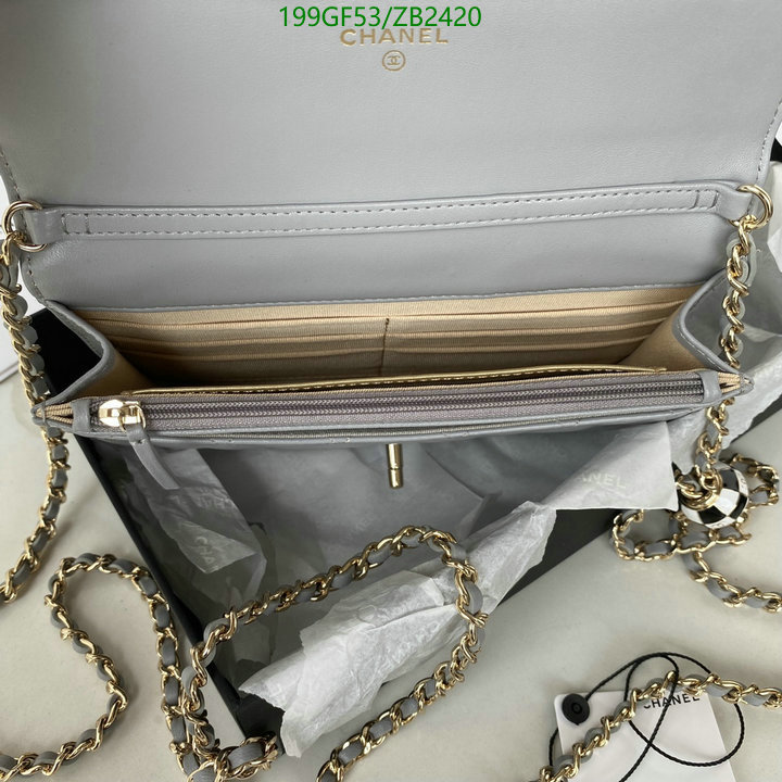 Chanel Bags -(Mirror)-Diagonal-,Code: ZB2420,$: 199USD