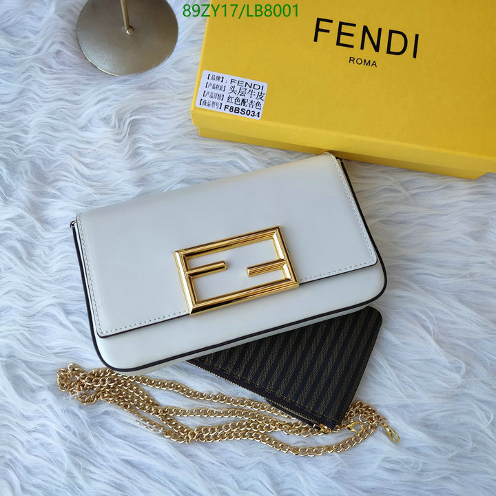 Fendi Bag-(4A)-Baguette-,Code: LB8001,$: 89USD