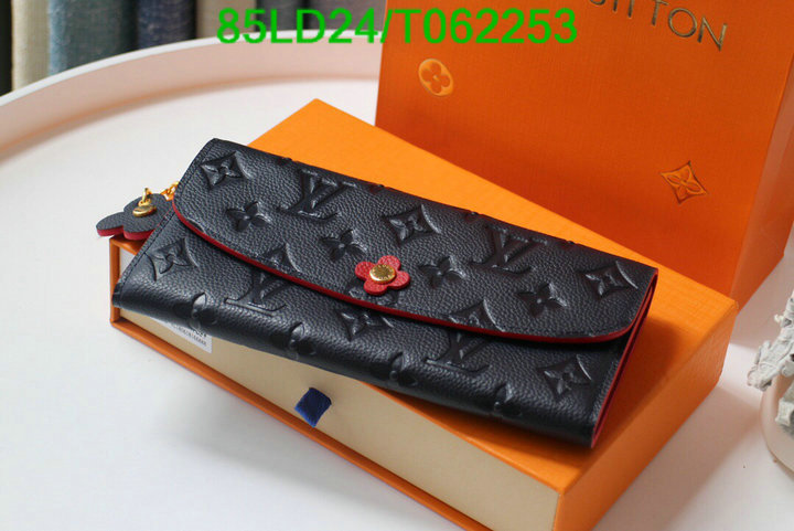 LV Bags-(Mirror)-Wallet-,Code: T062253,$: 85USD