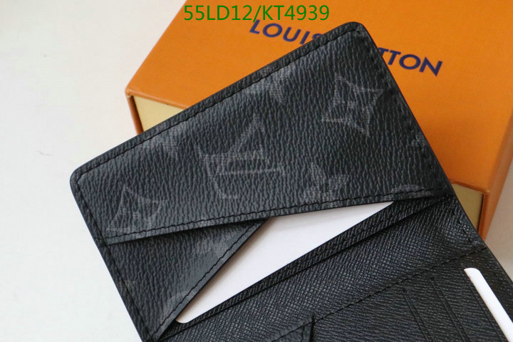 LV Bags-(Mirror)-Wallet-,Code: KT4939,$: 55USD