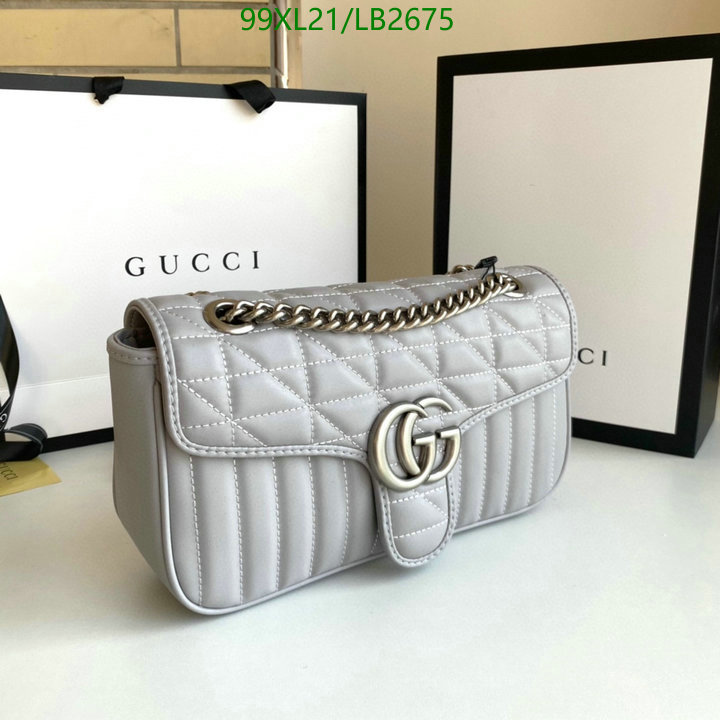 Gucci Bag-(4A)-Marmont,Code: LB2675,$: 99USD