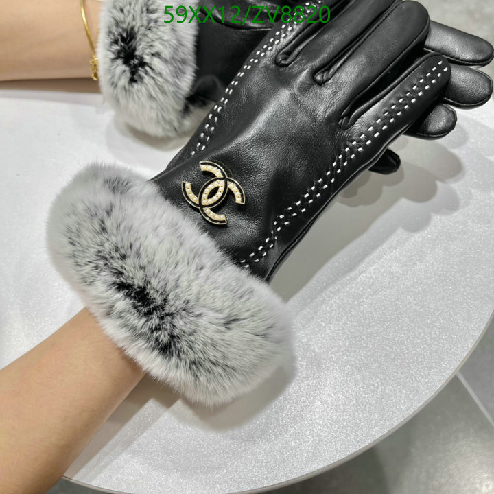 Gloves-Chanel, Code: ZV8820,$: 59USD