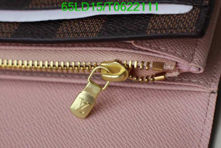 LV Bags-(Mirror)-Wallet-,Code: T0622111,$: 65USD