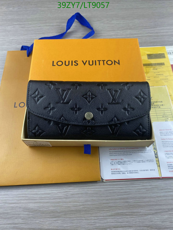 LV Bags-(4A)-Wallet-,Code: LT9057,$: 39USD