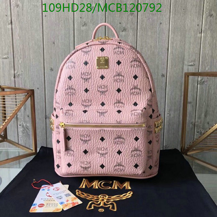 MCM Bag-(Mirror)-Backpack-,Code: MCB120792,$: 109USD