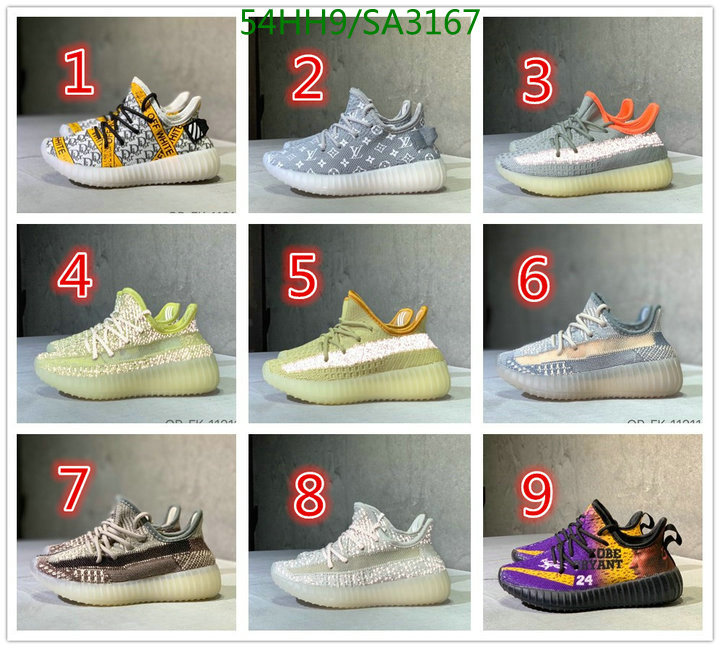 Kids shoes-Adidas Yeezy Boost, Code: SA3167,$: 54USD