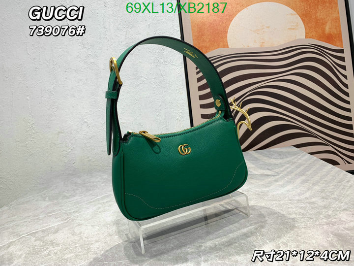 Gucci Bag-(4A)-Handbag-,Code: XB2187,$: 69USD