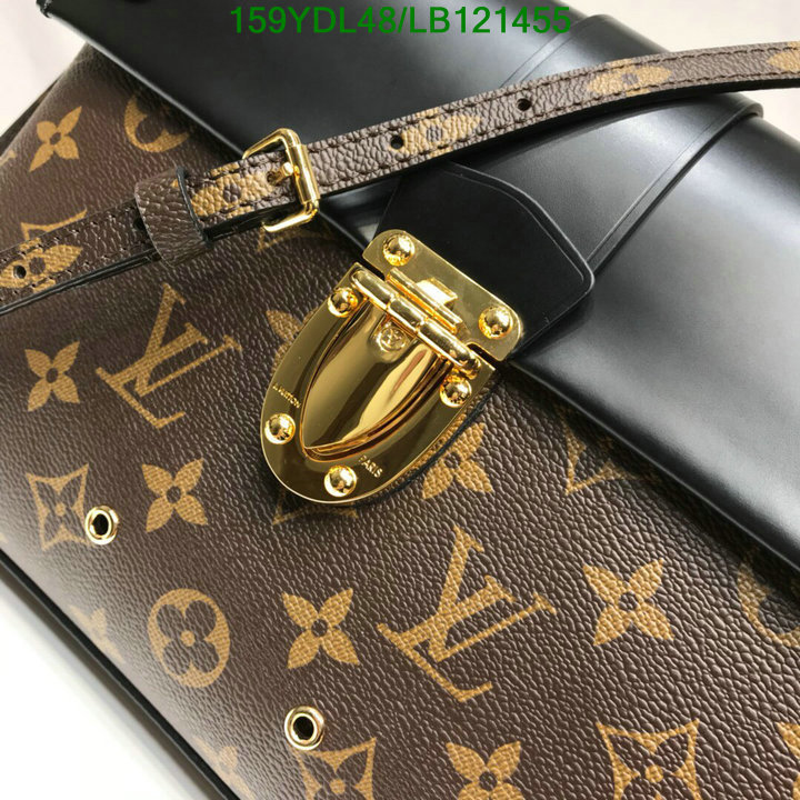 LV Bags-(Mirror)-Handbag-,Code: LB121455,$: 159USD