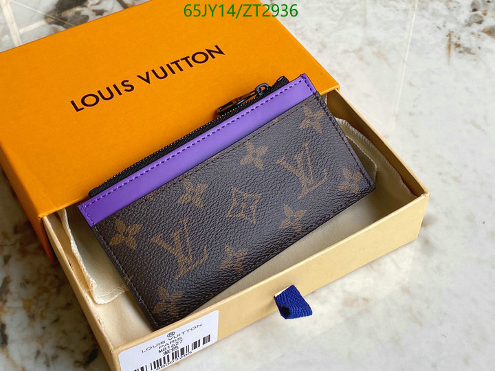 LV Bags-(Mirror)-Wallet-,Code: ZT2936,$: 65USD