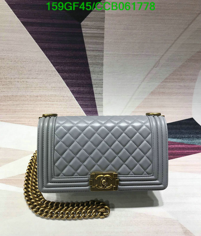 Chanel Bags -(Mirror)-Le Boy,Code: CCB061778,$: 159USD